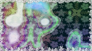 Mavi renklere karalamalar çizen kusursuz çiçek deseni. Raster illüstrasyonu.