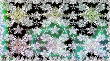 Soyut etnik raster kusursuz desen. Kabile sanatı boho baskısı, klasik çiçek arkaplanı. Arkaplan dokusu, duvar kağıdı, doğal renklerde çiçek teması.