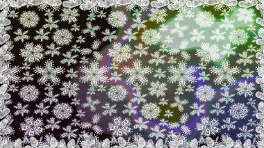 Fantezi kumaş deseni. Raster çizimde sorunsuz çiçek desenli. Düz çiçek öğeleri tasarım. Bahar Tema Dikişsiz desen arka plan rengi.