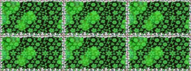 Yeşil renkli çiçekler. Nazik, narin çiçek arkaplanı. Raster çiçek desenli ve çiçekli..