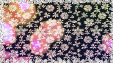 Gri renklerde. Gri renkli gri papatya deseni. Raster illüstrasyonu.