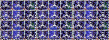 Ton halinde. Çiçeğin suluboya çizimlerinin mükemmel deseni. Suluboya desensiz çiçek buketi. Dekorasyon ve tasarım için güzel bir desen. Moda yazdırma.