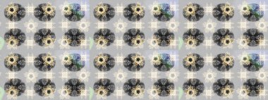 Süper tasarım posteri, kapak, renkli kart tasarımı. Son moda kar taneleri ve elementler onun kartlarını gösteriyor. Kar taneleri tasarımı. Retro biçim dokusu, soyut kış elementleri.