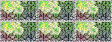 Soyut etnik raster kusursuz desen. Arkaplan dokusu, duvar kağıdı, çiçek temalı gri renkler. Kabile sanatı boho baskısı, klasik çiçek arkaplanı.