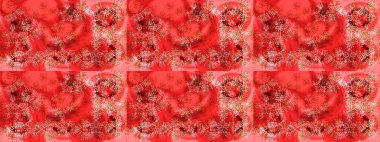 Raster kar taneleri arka plan. Snowflakes desen. Kar tanesi renkli desen. Raster resim. Renk arka plan üzerinde izole soyut kar taneleri ile düz tasarım.