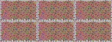 Yazdırmayı tekrarla. Kahverengi, bej ve nötr suluboya kelebekleri olan pürüzsüz bir arkaplan deseni. Sonsuz. Raster illüstrasyonu.