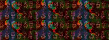 Raster düz çiçek çizim deseni. Kahverengi renkli çiçekler. Tasarım hediye paketi, tebrik kartları, posterler ve afiş tasarımı.