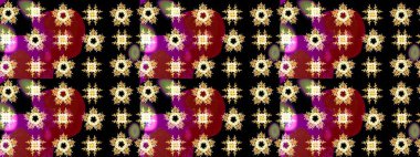 Çiçekleri, deniz kabukları, mandalaları ve suluboya efektleriyle donanma geçmişi. Yatak çarşafları, ceket, paket tasarımı, kumaş ve moda kavramları için tekstil baskısı. Kusursuz etnik tasarım.