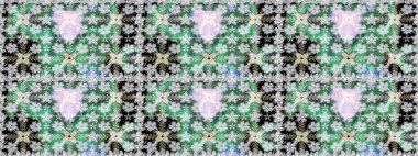 Çiçek deseni. Raster kusursuz. Güzel kumaş deseni. Düz Çiçek Elementleri Tasarımı. Renkli Bahar Teması Kusursuz Arkaplan.