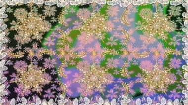 Klasik raster sarısı, kusursuz desen. Çiçek süsü kumaş deseni, cam, çiçek desenli altın elementli, nötr renklerde metal..