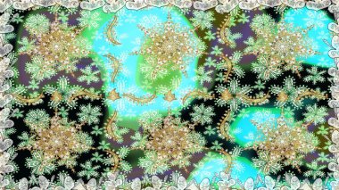 Lüks mobilyalar. Altın kaplamalı tarafsız zemin. Patina. Oyma. Kusursuz ahşap oyma. Tarafsız renklerde altın elementlerle desen. Küçük bir alan derinliği. Klasik mobilya stili.