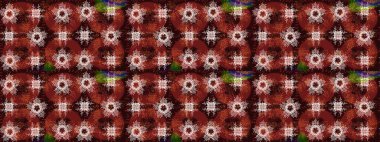 Modern tasarım posteri, kapak, kahverengi, kırmızı ve nötr renkli kart tasarımı. Kar taneleri tasarımı. Son moda kar taneleri ve elementler onun kartlarını gösteriyor. Retro biçim dokusu, şablon kış elementleri.