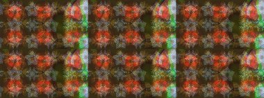 Mandalas 'ın dekoratif dokusu. Lace Snowflakes 'in etnik kökü. Kumaş veya Duvar Kağıdı Tasarımı. Folk Style. Stilize Çiçekler. Raster illüstrasyonu. Tekstil için Lacy Moda Yazdırma.