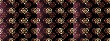 Kusursuz altın desen. Raster oryantal süs. Altın elementlerle siyah, kahverengi ve gri renklerde altın desen.