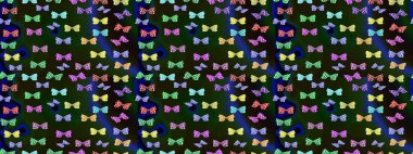 Güzel Kelebek Siluetleriyle Moda Dekorasyonu. Kart, Davetiye ve Yazdırma için Basit Güzel Kalıp. Renkli Kelebeklerle Bahar Arkaplanı. Güveli Raster Arkaplanı.