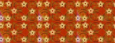 Kar taneleri deseni. Soyut kar taneleri arkaplanda izole edilmiş düz dizayn. Kar tanesi rengarenk desen. Raster kar taneleri arka planda. Raster illüstrasyonu.