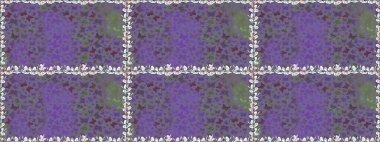 Kumaş, kağıt ve ambalaj için uygun. Kelebek gölgeleri ve siluetler. Bahar ve yaz tropikal kelebeklerin mor renklerde kusursuz desenleri vardır. Raster illüstrasyonu.