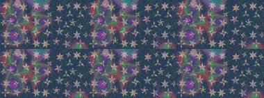 El çizimi Raster çizimi. Parlak elementlerin. Çizim çiçek deseni duvar kağıdı, web sitesi arkaplanı, paket kağıdı, davetiye, broşür, pankart veya web sitesi için kullanılabilir.