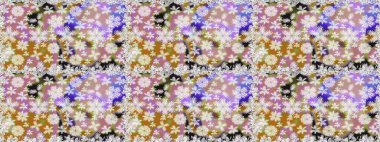 Raster. Güzel suluboya çiçekler, parlak renkler inspineutral çiçek desenli dikişsiz arka plan..