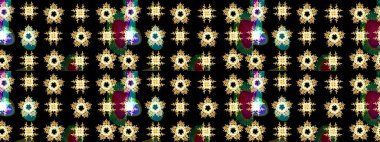 Raster. Xmas Frost kar taneleri izole edilmiş siluet sembolü. Meteoroloji buz koleksiyonu. Kar Tanesi raster simgesi arka plan siyah, sarı, kahverengi. Kış Noel 'i Kar bembeyaz kristal element.