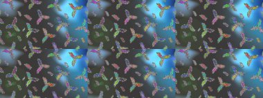 Kar Tanesi raster simgesi arka plan gri, mavi ve yeşil renk. Kış Noel 'inde kar bembeyaz kristal element. Meteoroloji buz koleksiyonu. Xmas Frost kar taneleri izole edilmiş siluet sembolü. Raster..