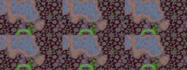 Parlak bir arka plan sorunsuz desen çiçek fantezi tasarım. Düz Çiçek Elemanları Tasarım. Renkli Bahar Teması kesintisiz desen Arka Plan.