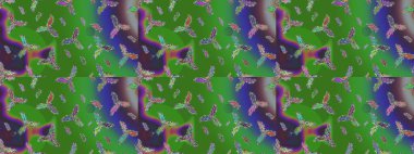 Raster Noel renkli arka plan ile sevimli kar tanesi. Kış arka plan. Noel kar taneleri ile arka plan. Raster illüstrasyon.