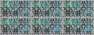 Raster desen. Fantezi kumaş deseni. Çiçekler, suluboya ile sorunsuz çiçek desenli.