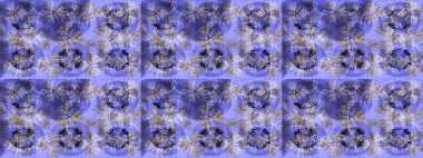 Raster Noel soyut renkli arka plan ve tatlı kar tanesi. Raster illüstrasyonu. Kar taneli bir menekşe, nötr ve mavi renkler.