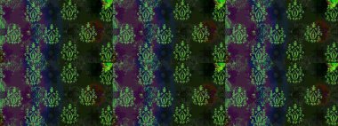 Renkli Bahar Teması eskiz kalıbı. Düz Çiçek Elementleri Tasarımı. Raster..