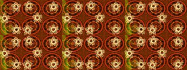 Kar tanesi süsleme deseni. Kar taneleri arka planda. Kar taneleri deseni. Renkli arka planda izole edilmiş kar tanelerinin düz tasarımı. Raster illüstrasyonu.