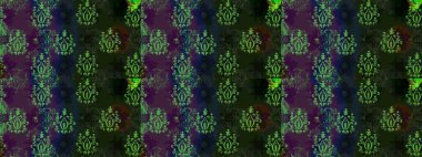 Renkli Bahar Teması eskiz kalıbı. Düz Çiçek Elementleri Tasarımı. Raster..