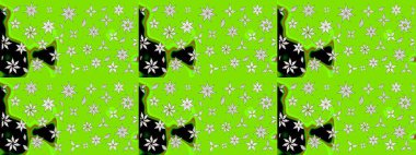 Çiçek kompozisyonu, el boyası, hassas şablon. Üst manzara, yumuşak yeşil renk tarzı. Manzaralı çiçek deseni. Sevgililer günü ve tebrik kartı konsepti için şık bir davet.