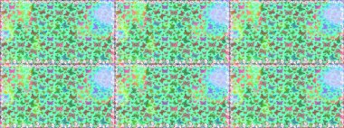 Kumaş, Tekstil, Baskı ve Davetiye için arka plan. Mavi arka planda kelebek deseni var. Raster illüstrasyonu.