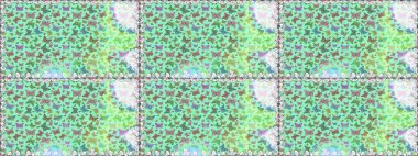 Mavi renkte bir resim. Raster illüstrasyonu. Soyut renkli güzel kelebek. Kusursuz arkaplan.