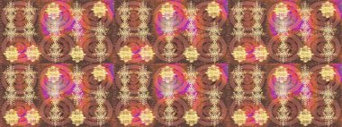 Arabesk ve çiçek öğeleri ile oryantal raster desen. Geleneksel klasik süs. Arabesk ile Vintage desen.