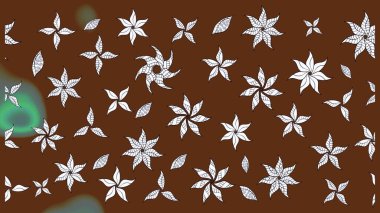 Küçük çiçekte güzel bir desen. Robot resim. Çiçekli bahar çiçekleri. Moda baskıları için zarif bir şablon. Motley illüstrasyonu. Küçük renkli çiçekler..