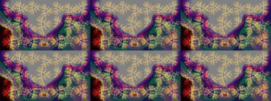 Gri, mavi ve mor renkli suluboya kar taneleri. Kışın sembolü. Güzel dekorasyon. Raster çizimi kar taneleri.