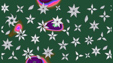 Bahar mevsimi. Tatil havası. Nazik romantik baskı. Raster güzel bir çiçek deseni çiziyor..