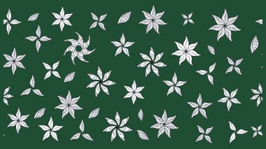 Üst manzara, yumuşak stil. Yeşil renkte manzaralı çiçek deseni. Çiçek kompozisyonu, el boyası, hassas şablon. Sevgililer günü ve tebrik kartı konsepti için şık bir davet.