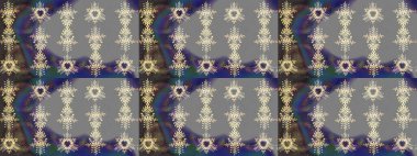 Kış konsepti Raster illüstrasyonu. Düz yatıyordu. Gri, kahverengi ve mor renkte kar tanelerinden oluşan kış deseni.