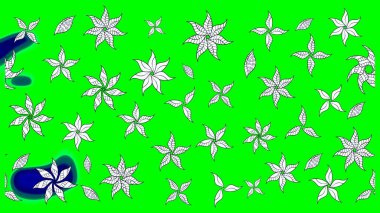 Çiçek arkaplanlı soyut zarafet eskiz deseni. Raster Güzel kumaş deseni.