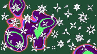 Doğal kozmetik ürünleri, parfüm, çiçekçi dükkanı için bahar ihalesi tasarımı. Yeşil lale çiçekli Raster eskiz deseni. Karşılama ya da düğün geçmişi olarak kullanılabilir. Paket kağıdı için en iyisi..