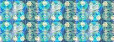 Raster Noel soyut renkli arka plan ve tatlı kar tanesi. Farklı kar taneleri toplayıcısı, mavi, nötr ve yeşil renklerde kış elementleri..