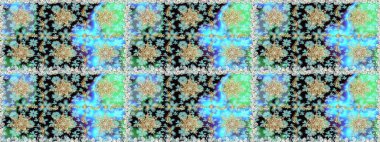 Klasik klasik klasik arka plan. Geleneksel oryantasyon süsü. Kusursuz klasik raster altın desenli. Mavi renklerde, altın elementlerle kusursuz desen.