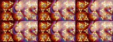 Kar tanesi renkli desen. Snowflakes desen. Raster kar taneleri arka plan. Renk arka plan üzerinde izole soyut kar taneleri ile düz tasarım. Raster illüstrasyon.