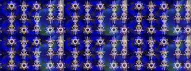 Raster illüstrasyonu. Noel ve yeni yıl moda baskıları için tatil tasarımı. Mavi, gri ve mor kar taneleri. Kar tanelerinin soyut arkaplanı olan şirin bir Noel arkaplanı. Renkler.