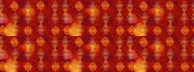 Çiçekli karalama şeklinde Raster çiçek deseni. Kırmızı, turuncu ve sarı renkte çiçekler. Nazik, sevimli çiçek arkaplanı..