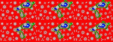 Çiçeksel fantezi tasarımı ve parlak bir arka plan çizimi. Düz Çiçek Elementleri Tasarımı. Renkli Bahar Teması çizim şablonu.