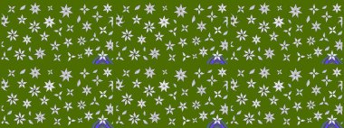 Eski usul. Raster. Eskiz geçmişi. Tomurcukları çiçek olan sevimli bir çiçek deseni. Kumaş, tekstil, duvar kağıdı baskısı için. Raster illüstrasyonu.